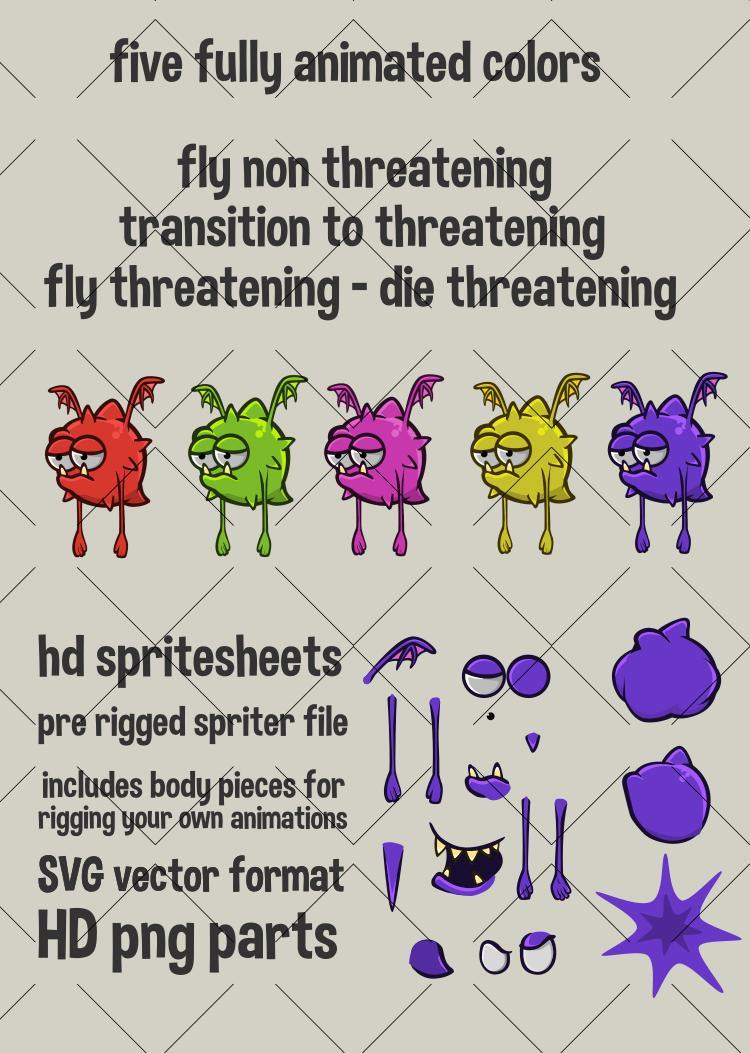 Flying monster 6 (itch) - кадр 2