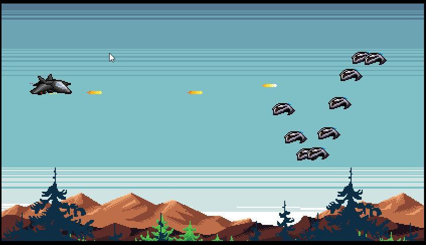 Project -- Space Jeta: Alien Attack (itch) - кадр 1