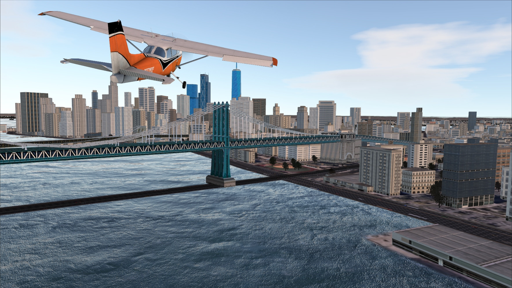 VR Flight Simulator New York - Cessna - кадр 6