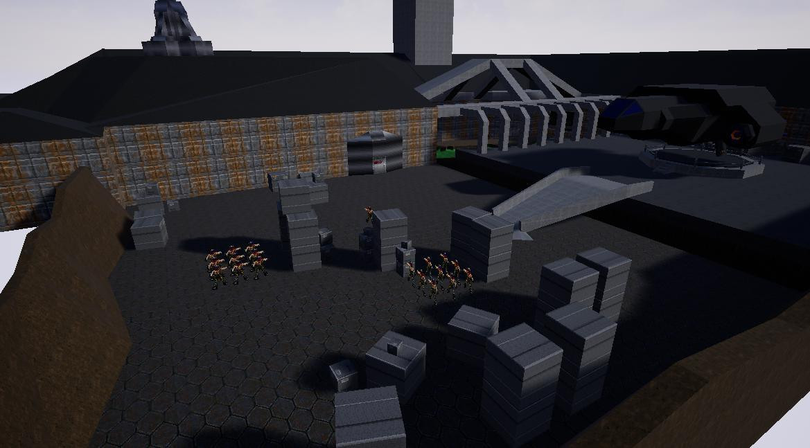 Doom E1M1 Remake with UE4 and Freedoom assets (itch) - кадр 8