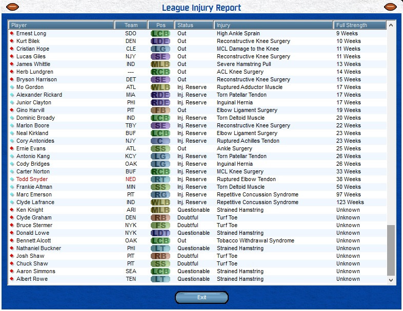Front Office Football Seven - кадр 9