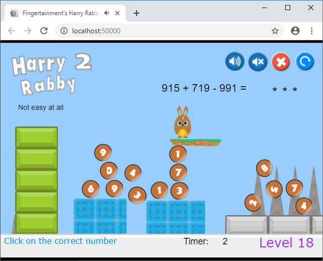 HarryRabby2 Addition and Subtraction questions with large numbers FREE (itch) - кадр 3