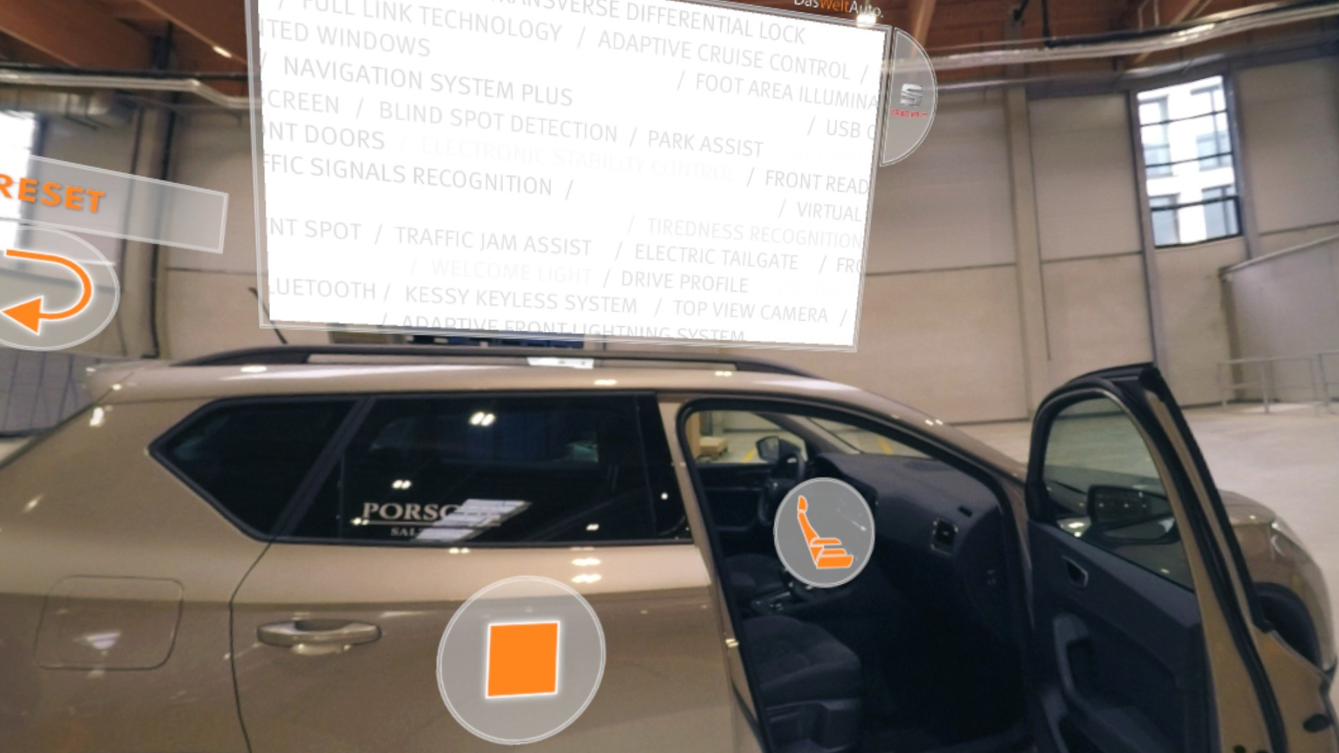 Virtual Reality Testdrive - SEAT (itch) - кадр 5