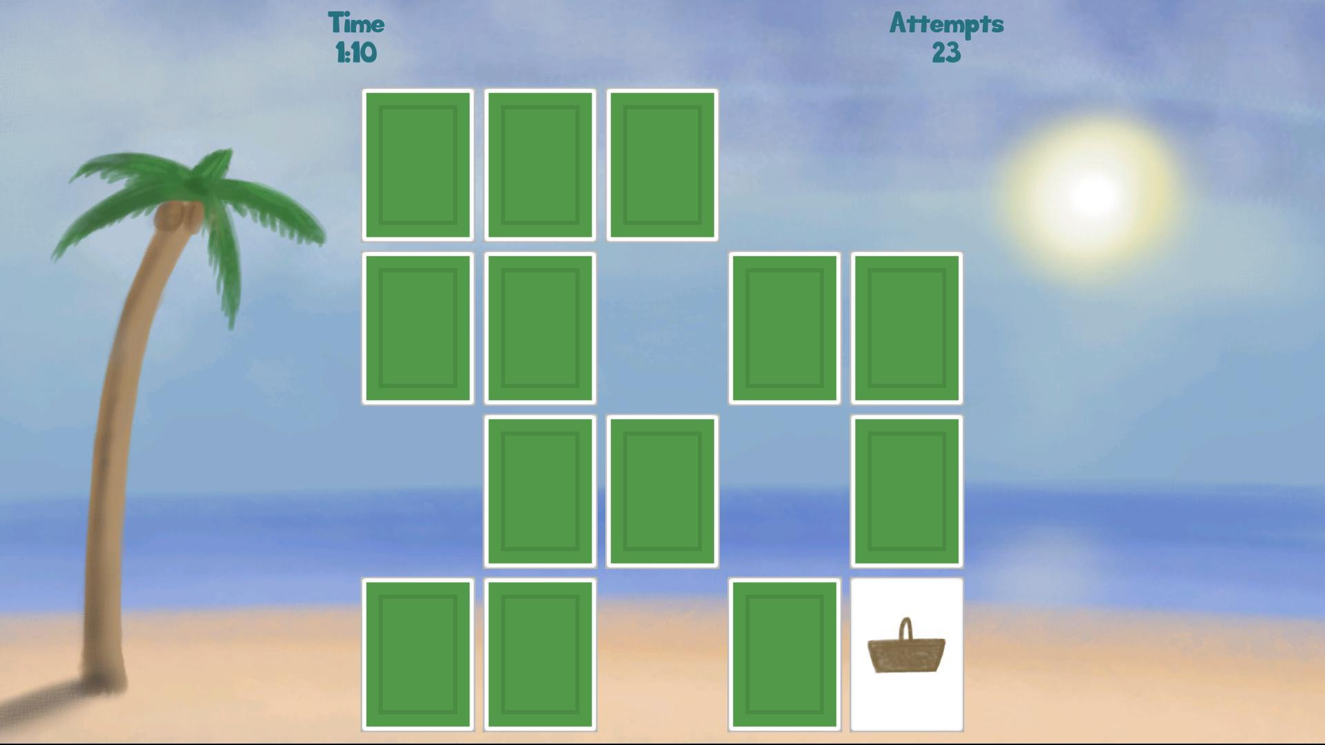 Summer Blast Memory Game (itch) - кадр 4