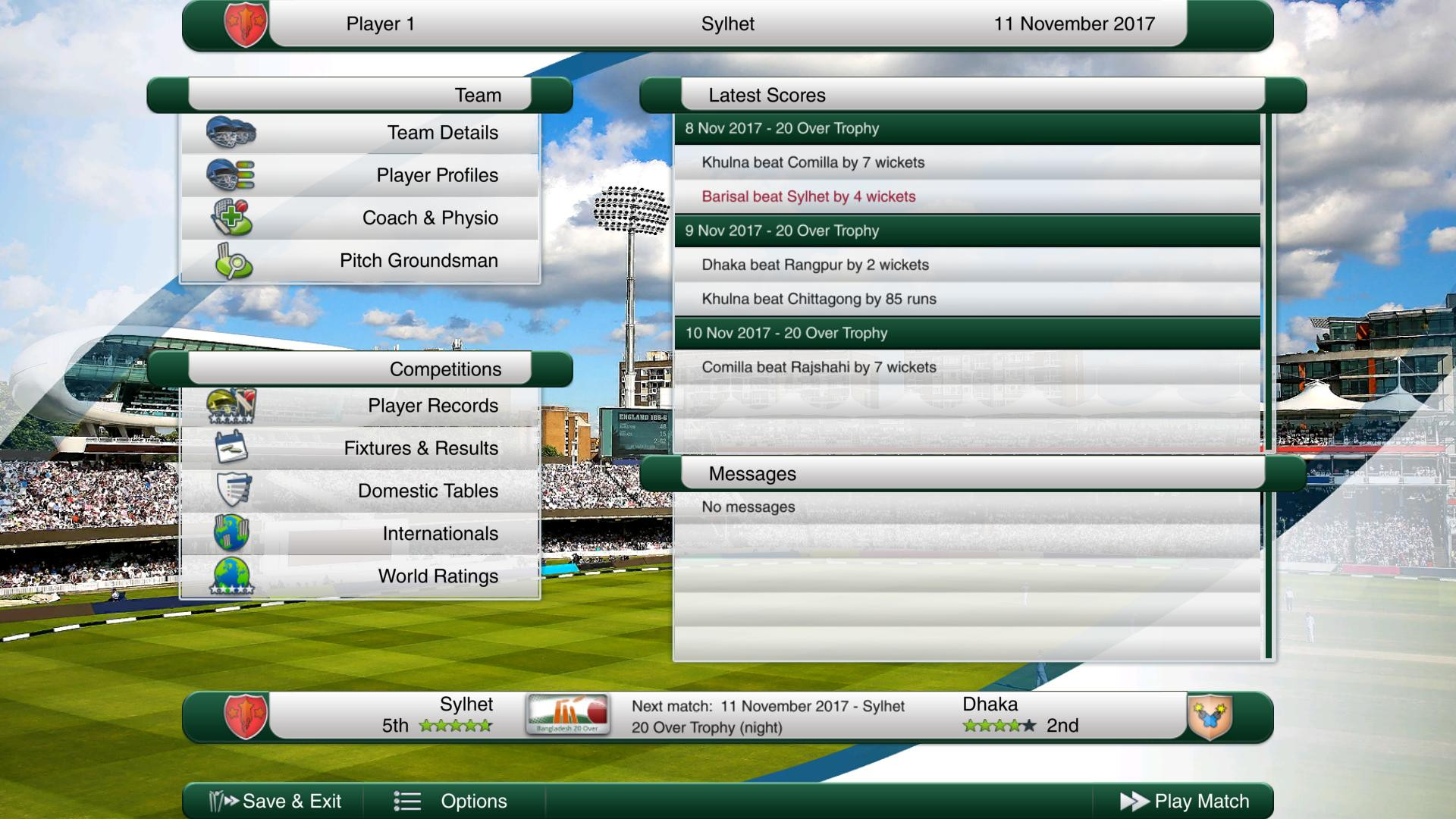 Cricket Captain 2017 - кадр 12