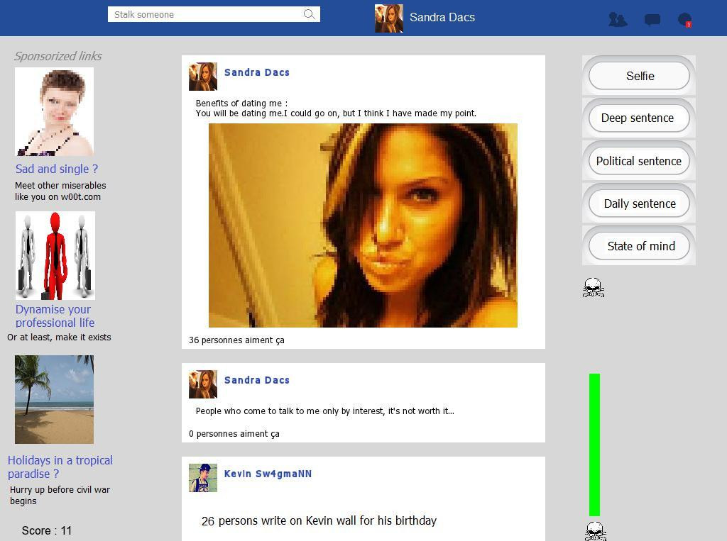 The Kassocial Network -English version (itch) - кадр 3