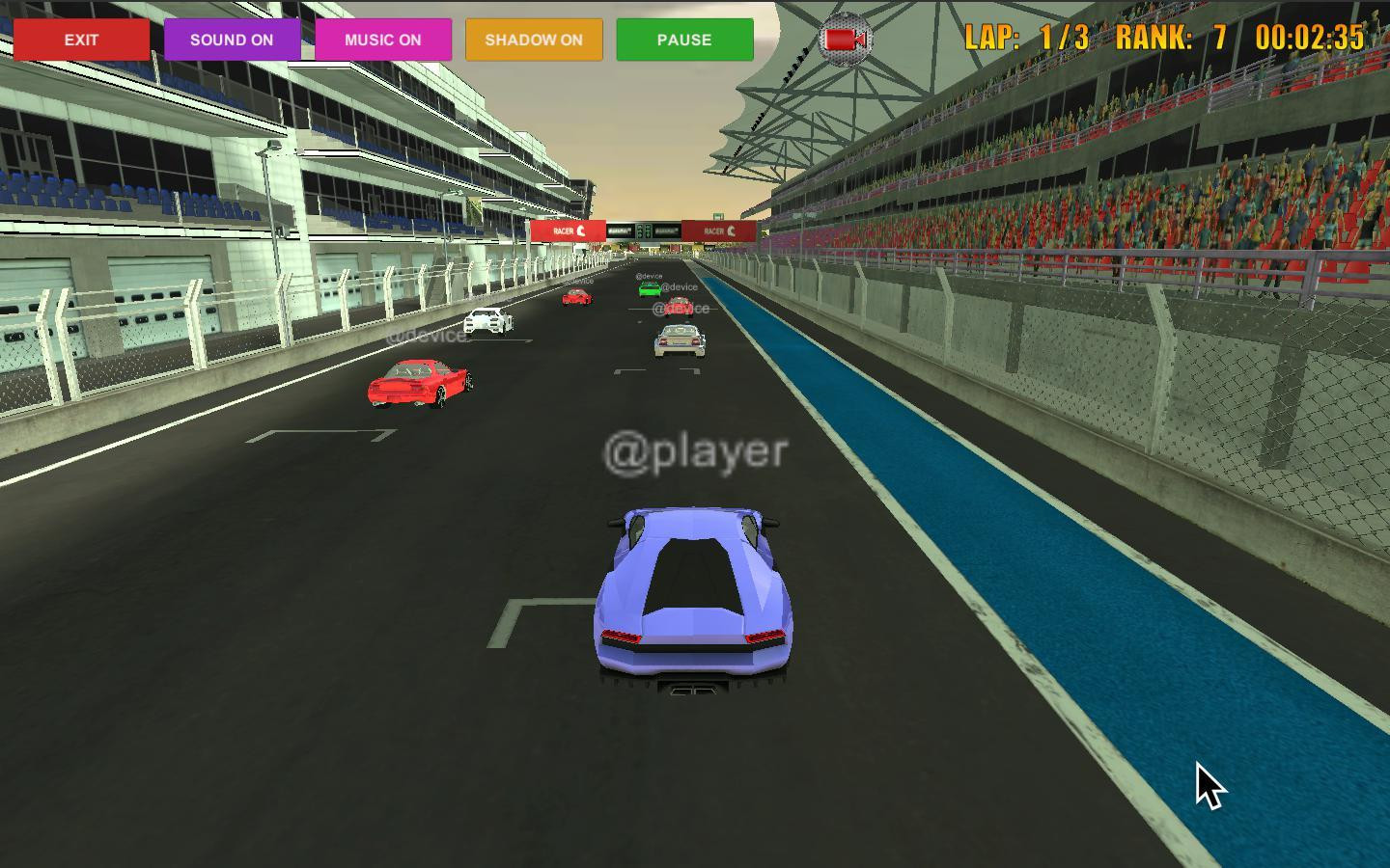Sports Cars Racer On Line (itch) - кадр 5