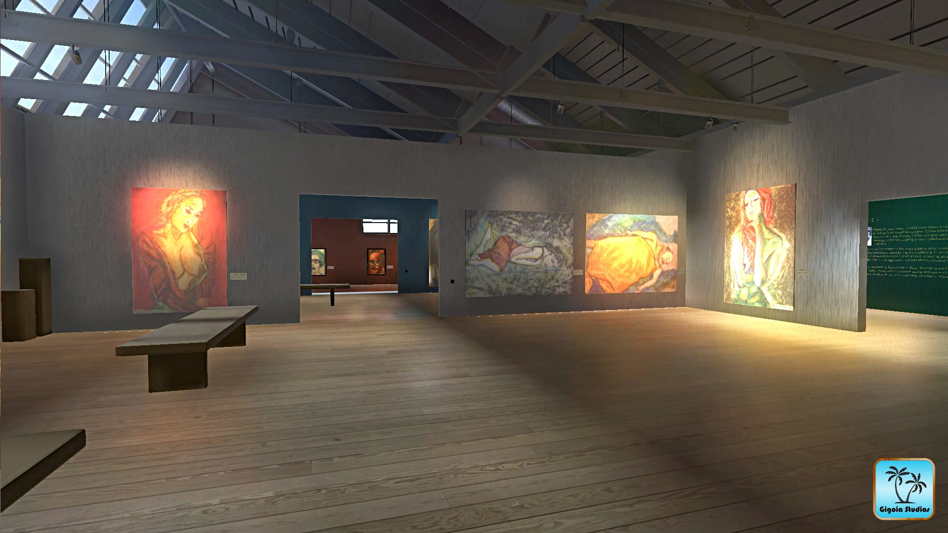 FACES Virtual Art Gallery (itch) - кадр 6