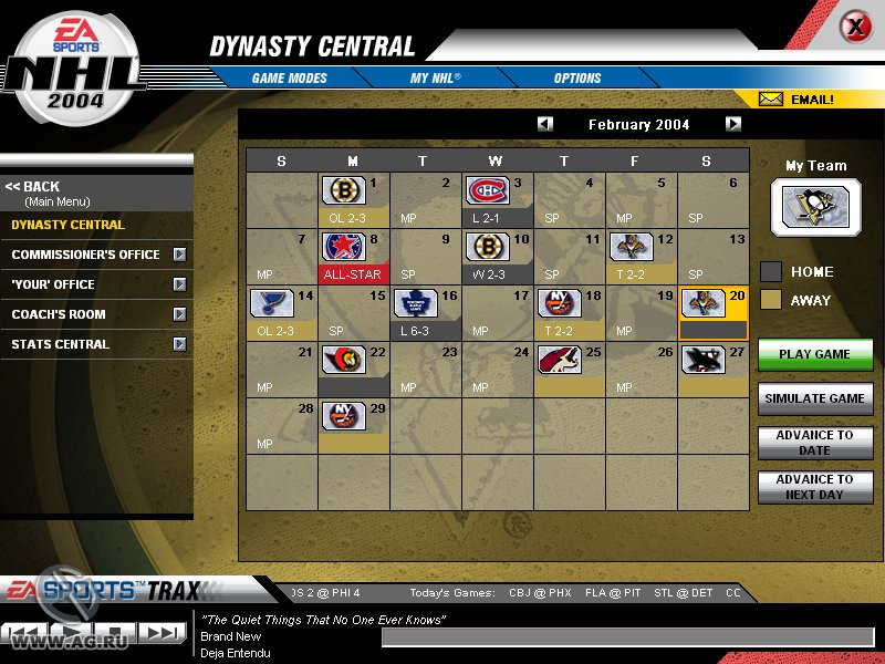 NHL 2004 - кадр 9