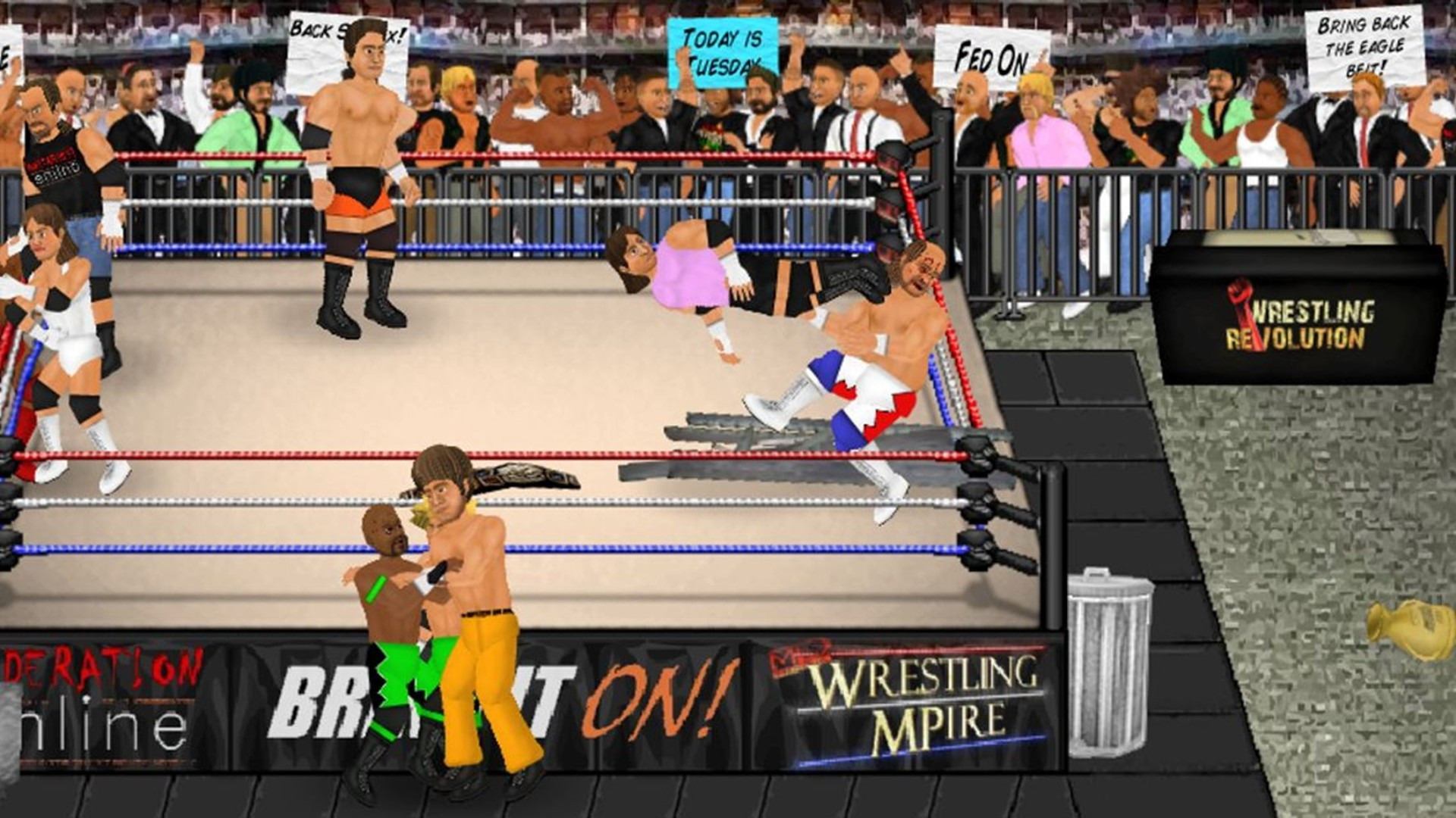 Wrestling Revolution 2D - кадр 5