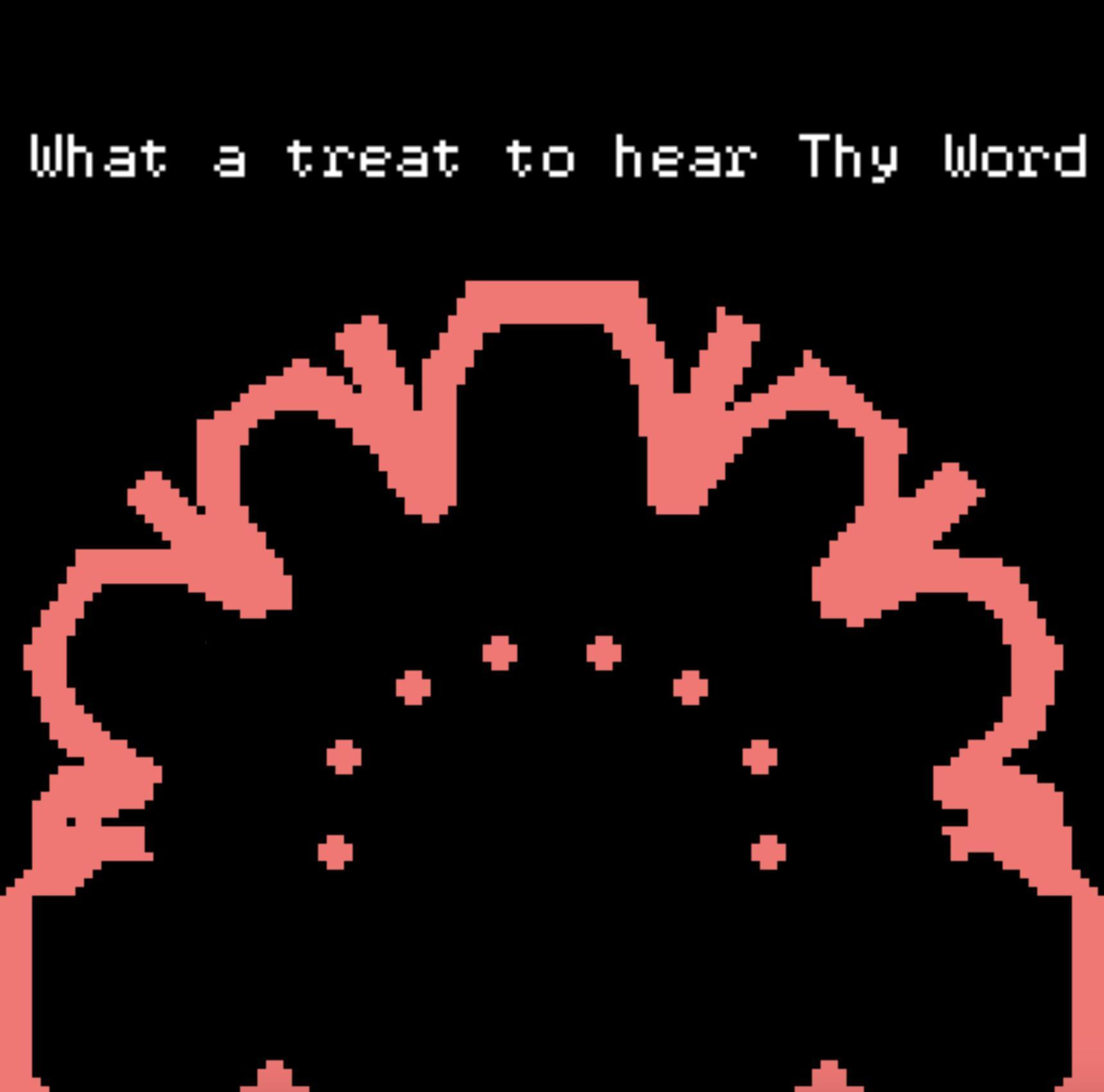 What a treat to hear Thy Word (itch) - кадр 1
