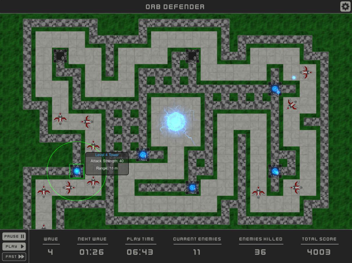 Orb Defender - LD43 (itch) - кадр 4