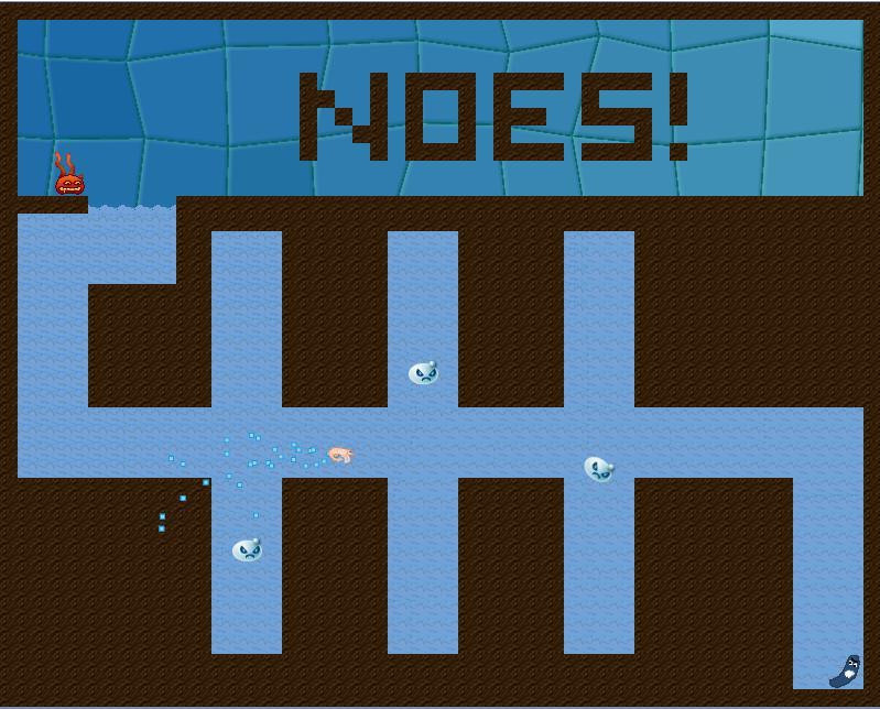Flappy Shrimp Ninja Blob VS Blue Water Saussage ! (itch) - кадр 2