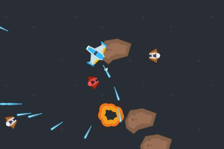 Triple S - Simple Space Shooter (itch) - кадр 1