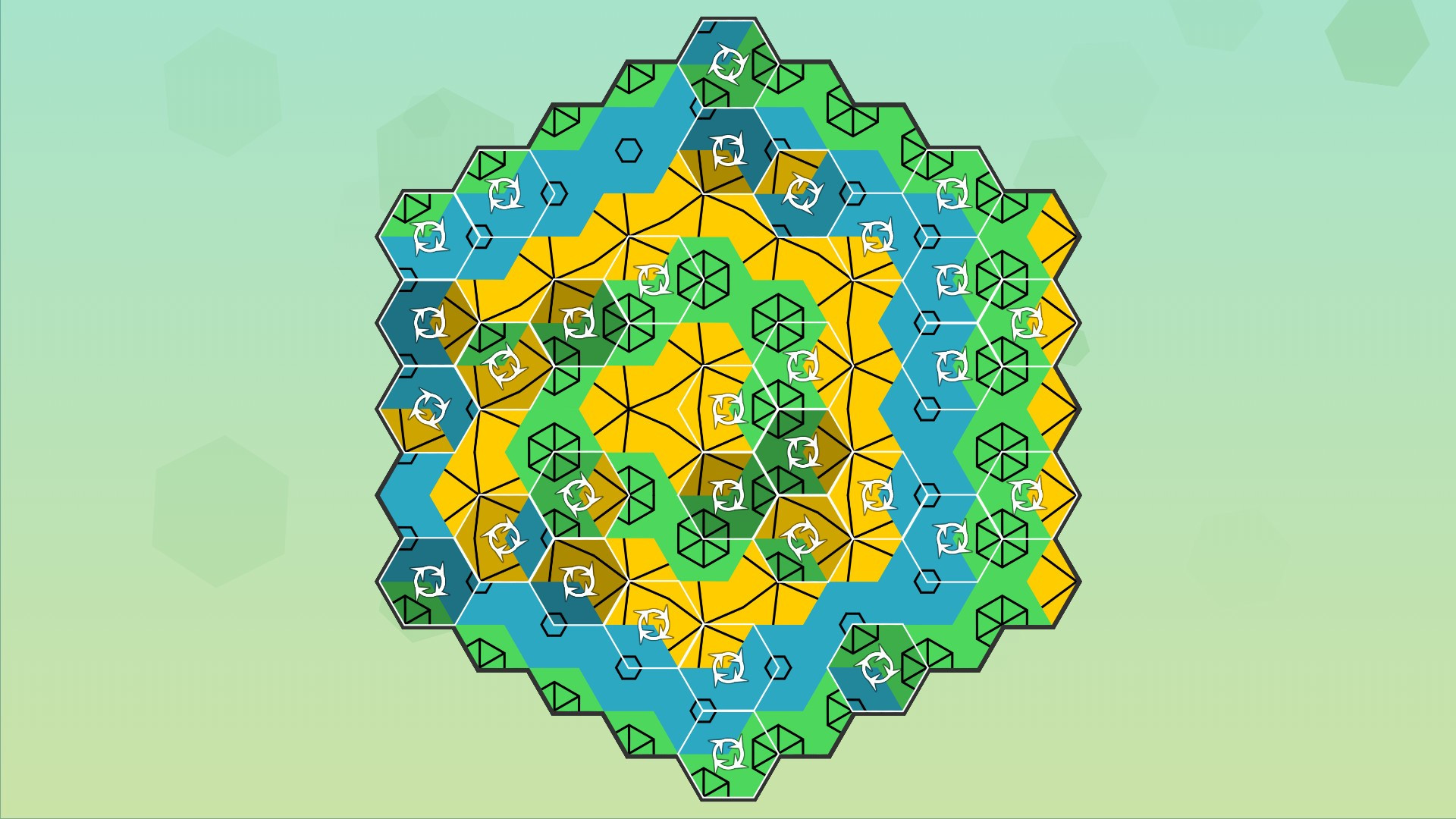 Aurora Hex - Pattern Puzzles - кадр 5