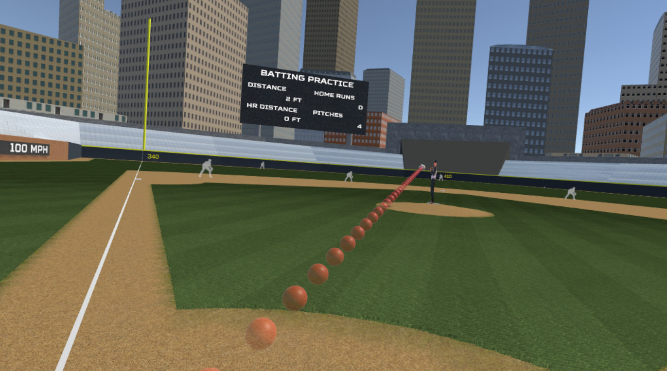 Big Hit VR Baseball - кадр 6