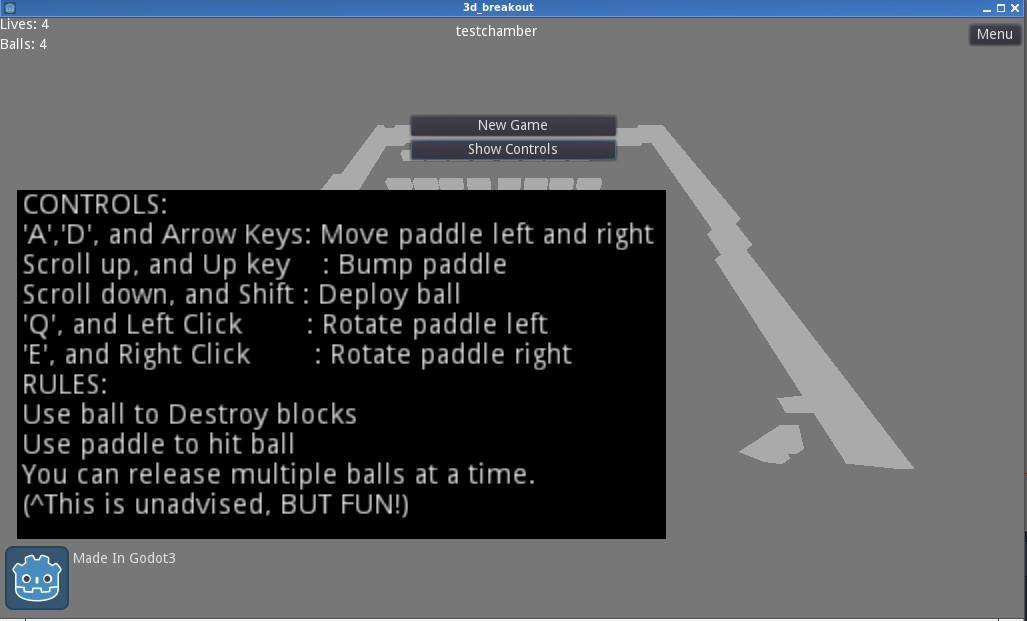 3D_Breakout (itch) - кадр 3