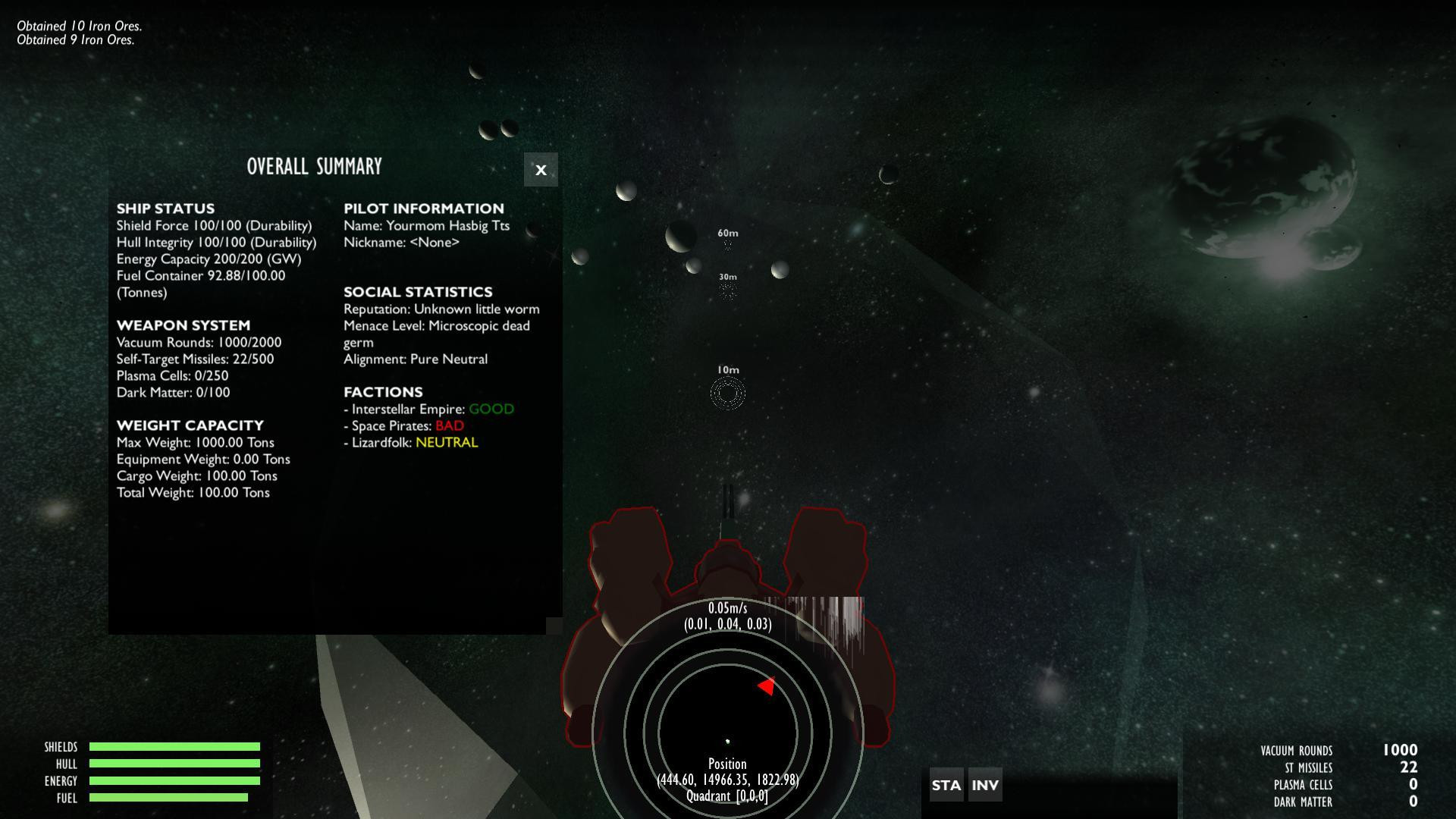 Darkest Nebula (itch) - кадр 5