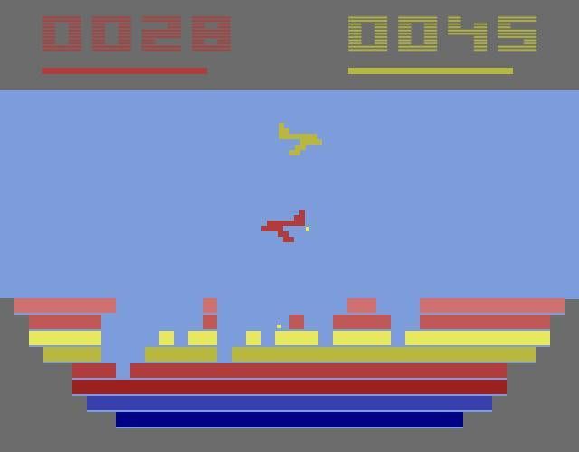 Canyon Bomber - Atari 2600 Remake (itch) - кадр 1