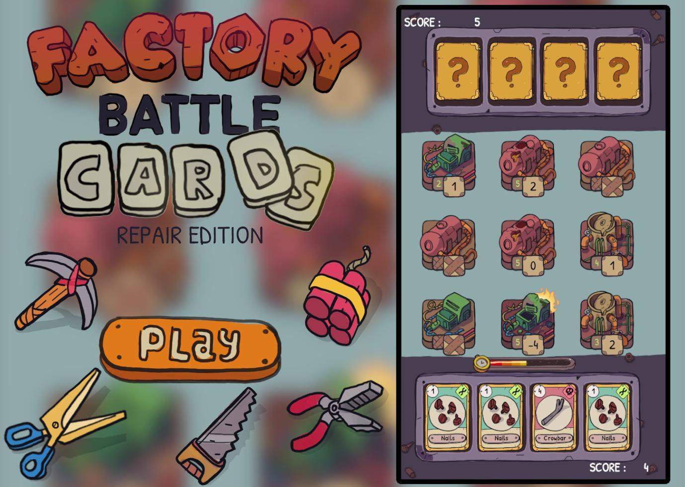 Factory Battle Card (itch) - кадр 4