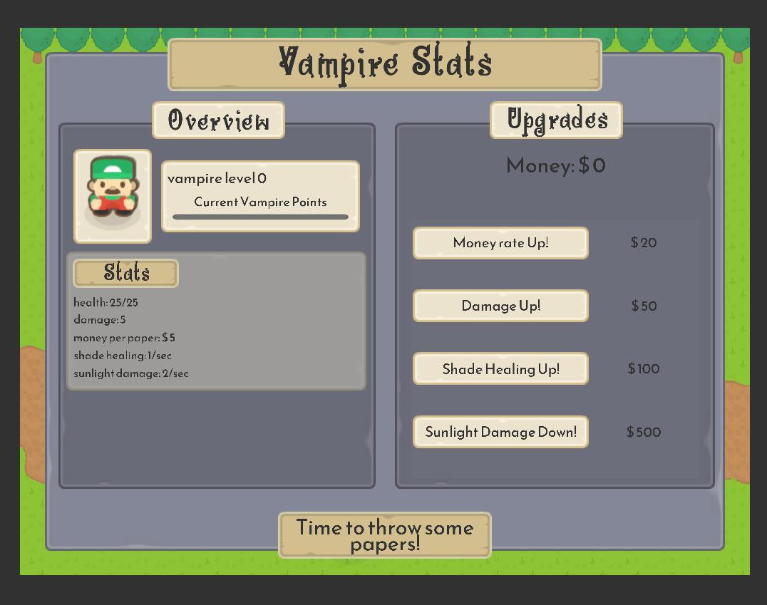 Vampire's Paper Route (itch) - кадр 4