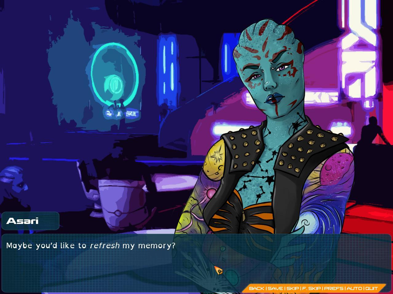 Speed Dating On The Citadel (itch) - кадр 3