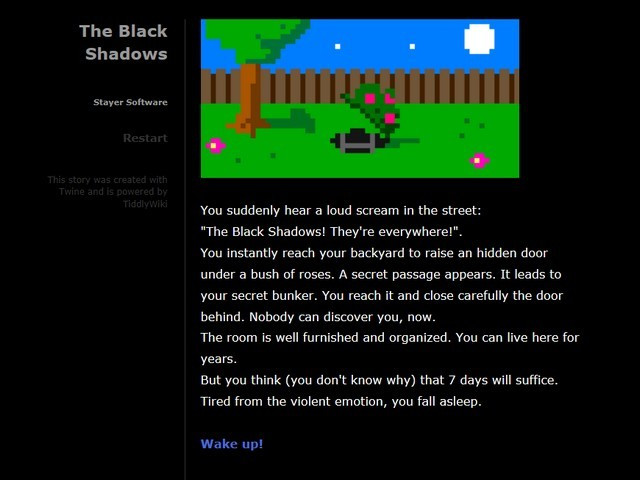 The Black Shadows (itch) - кадр 1