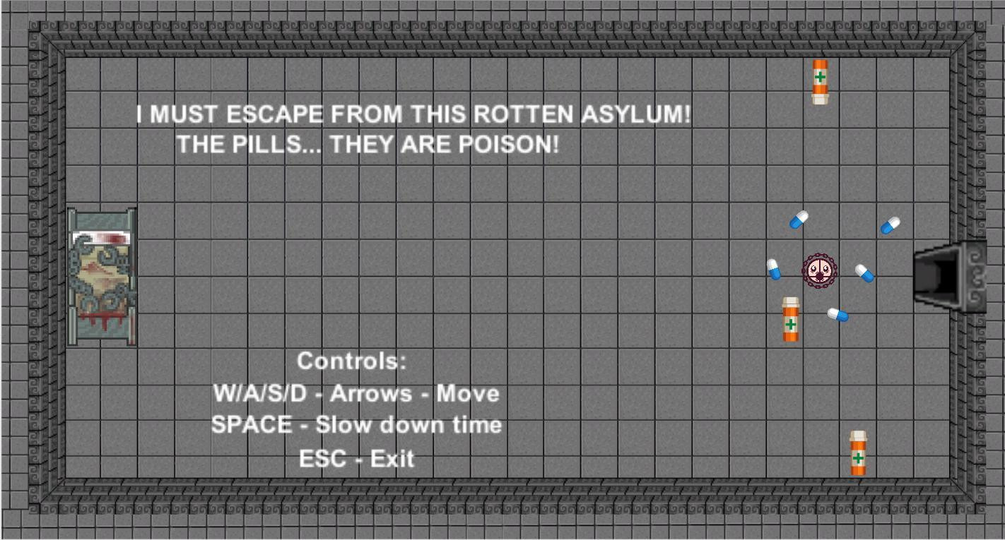 Escape from the Asylum (Tyraenon) (itch) - кадр 1