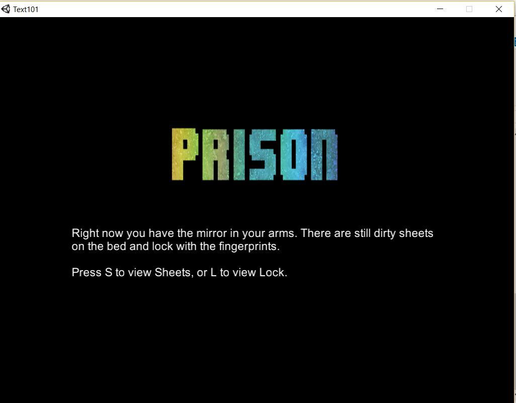 Prison Escape Text Based (itch) - кадр 1