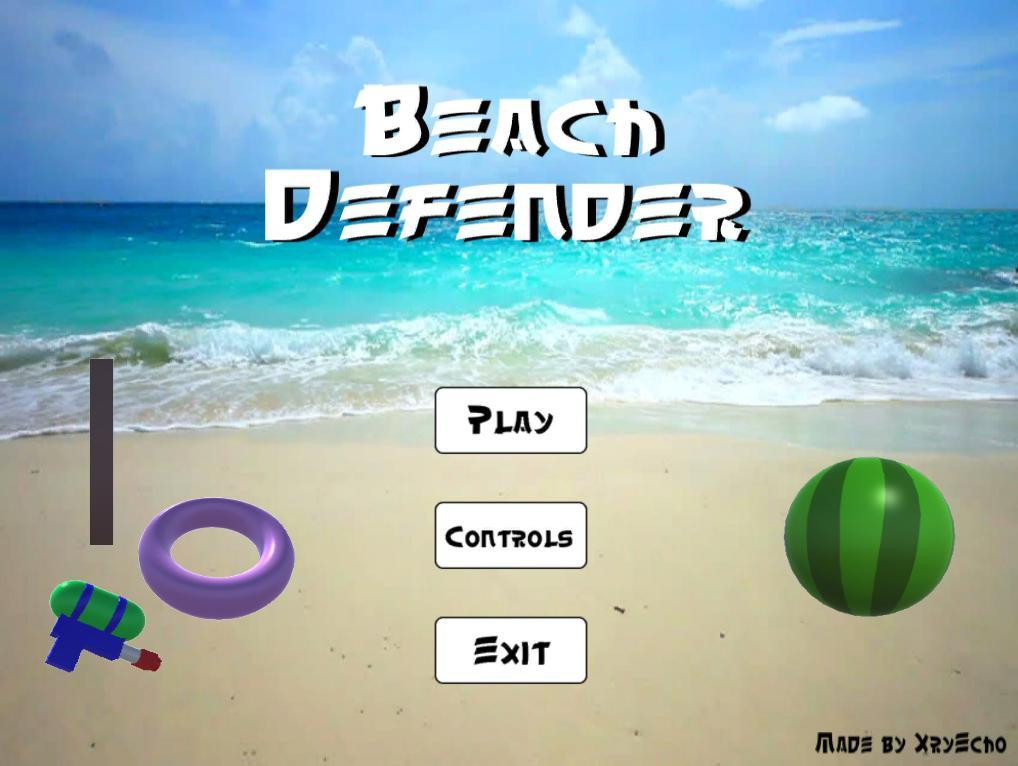 Beach Defender: Attack of the Watermelons (itch) - кадр 4