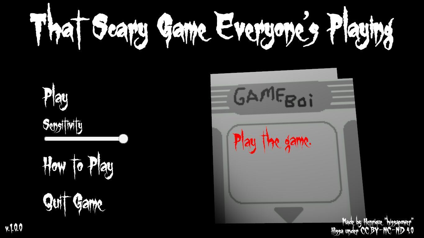That Scary Game Everyone's Playing (itch) - кадр 4