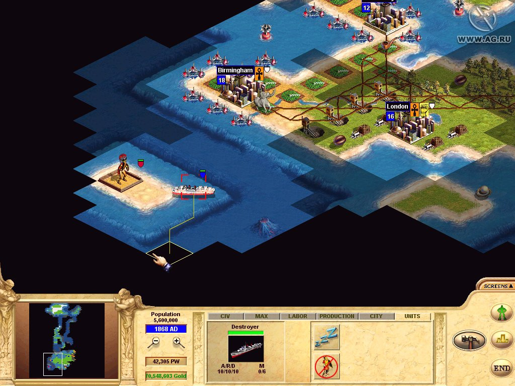 Civilization: Call to Power - кадр 15