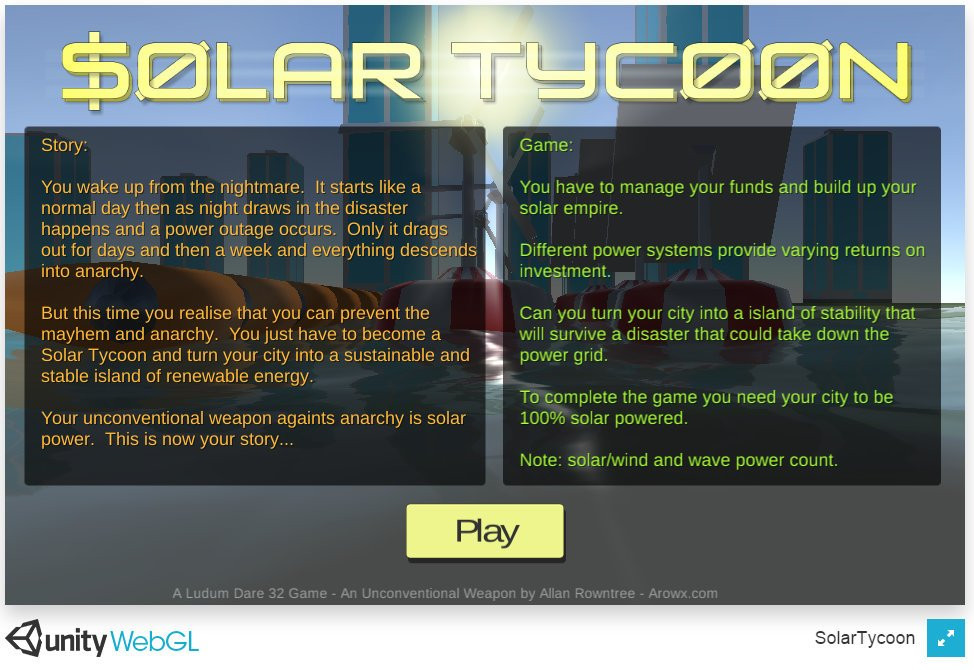 Solar Tycoon (itch) - кадр 2