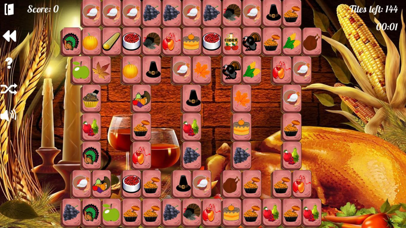 Mahjong for Thanksgiving (itch) - кадр 4