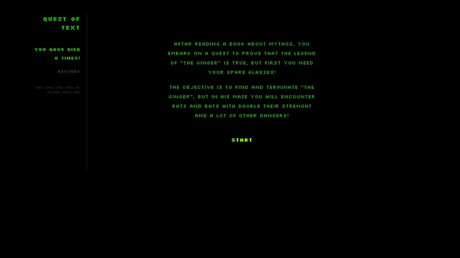 Quest of Text (itch) - кадр 2