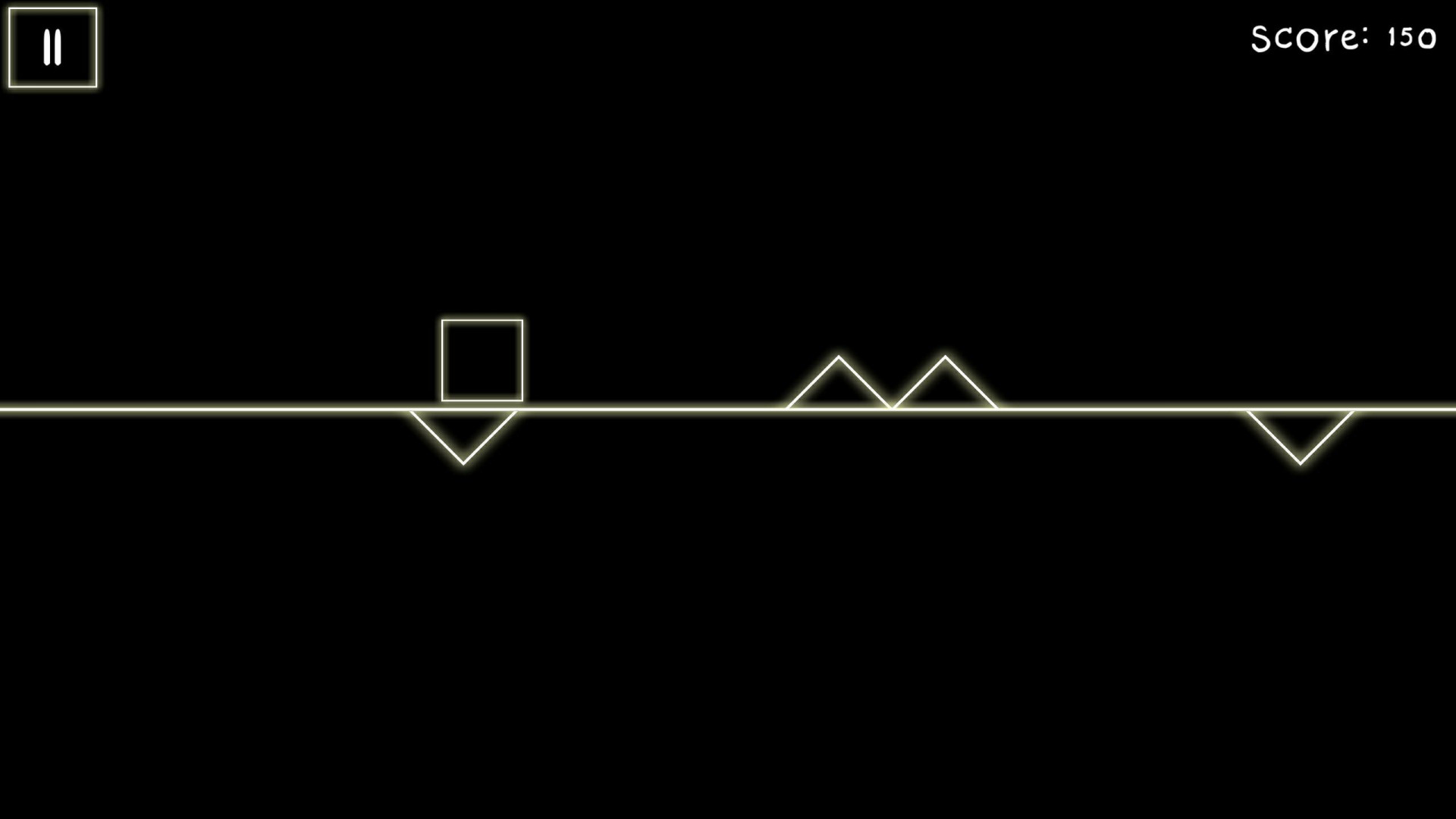 Infinite 2d line runner - avoid triangle obstacles - ready for release hypercasual game (itch) - кадр 4