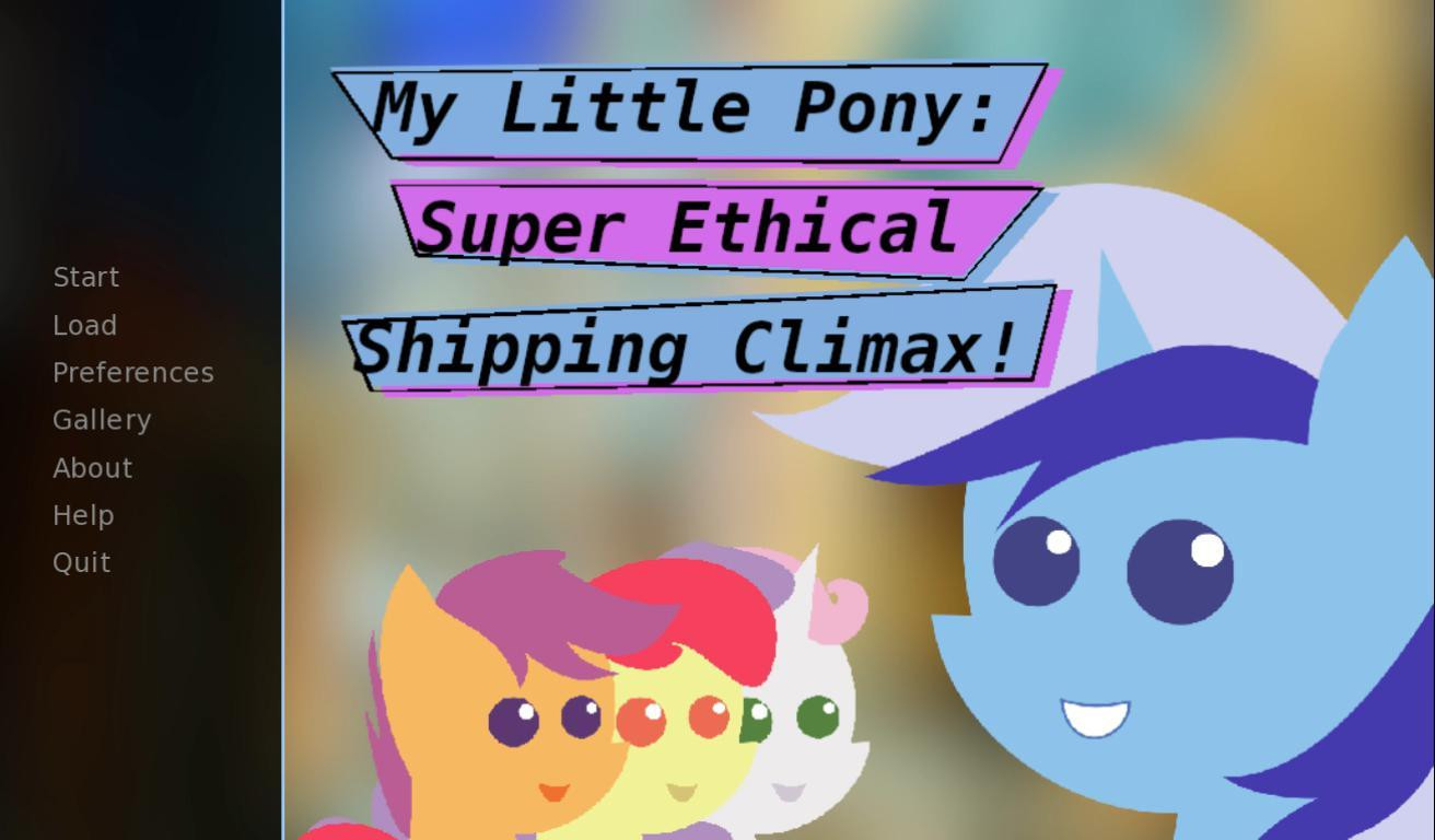 My Little Pony: Super Ethical Shipping Climax! (itch) - кадр 3