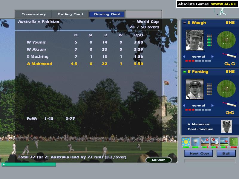 International Cricket Captain 2002 - кадр 10