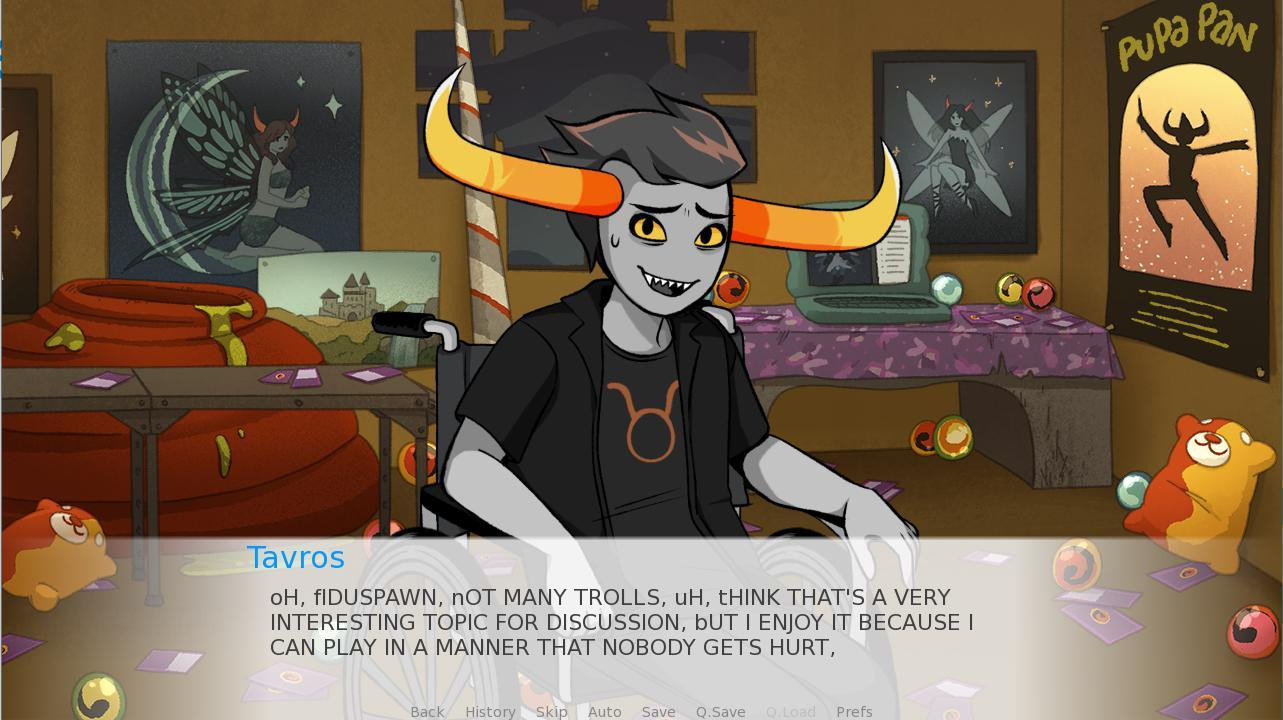 Tavros Pesterquest Fanroute (itch) - кадр 1