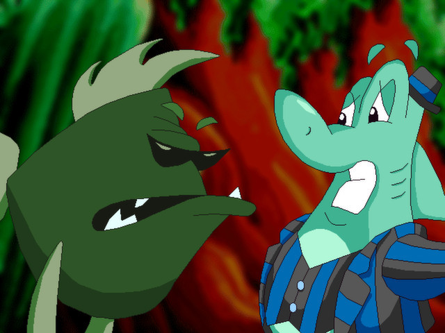 Freddi Fish 4: The Case of the Hogfish Rustlers of Briny Gulch - кадр 9