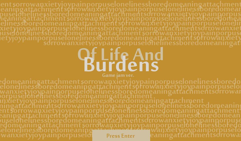 Of Life and Burdens (itch) - кадр 1
