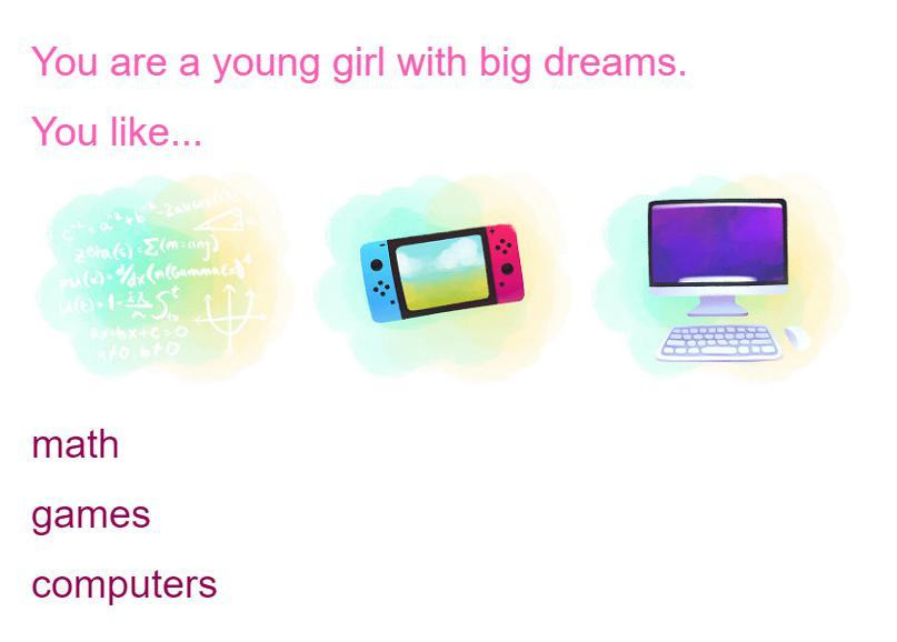 Young Girl, Big Dreams (itch) - кадр 1