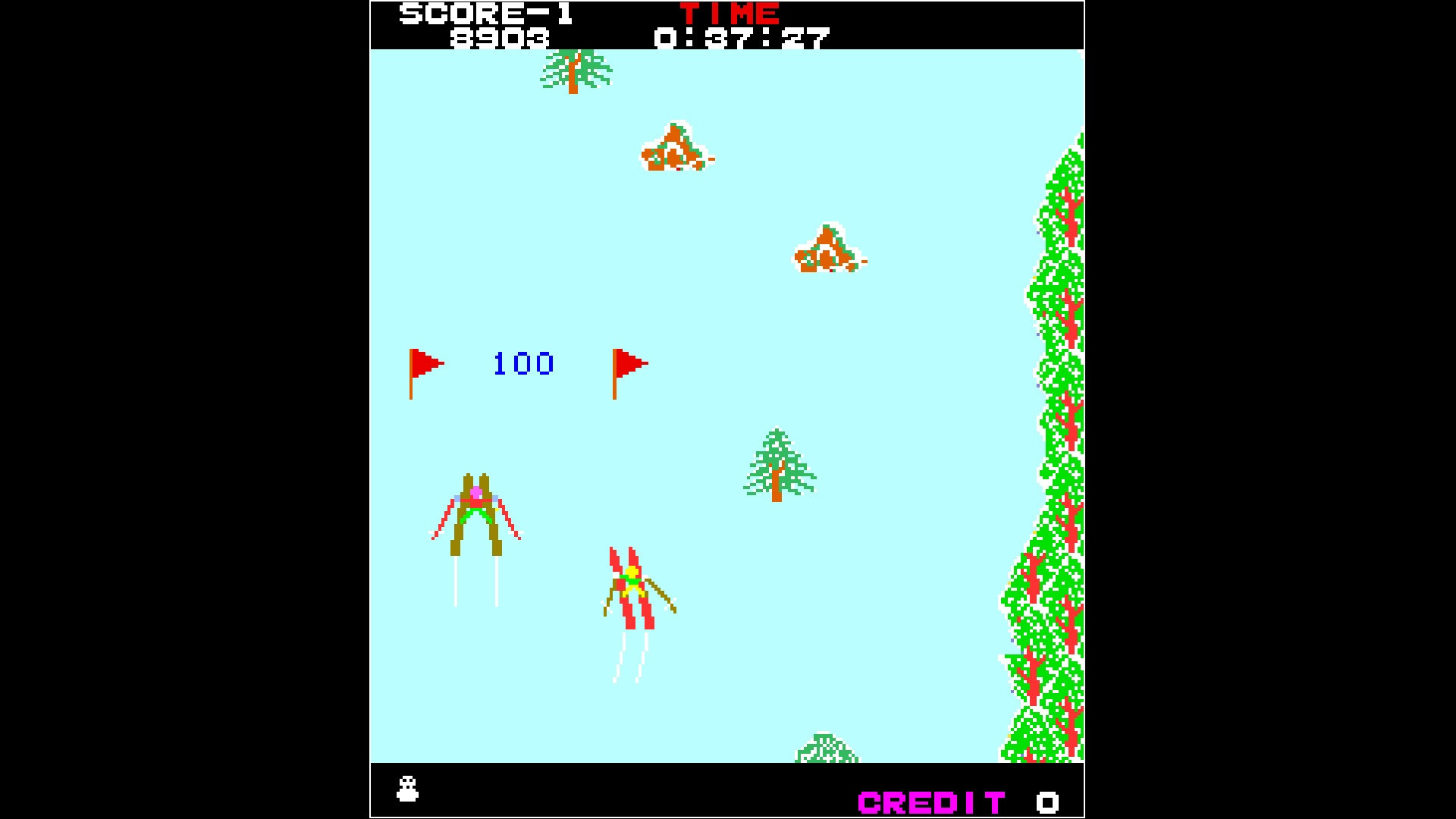 Arcade Archives ALPINE SKI - кадр 9
