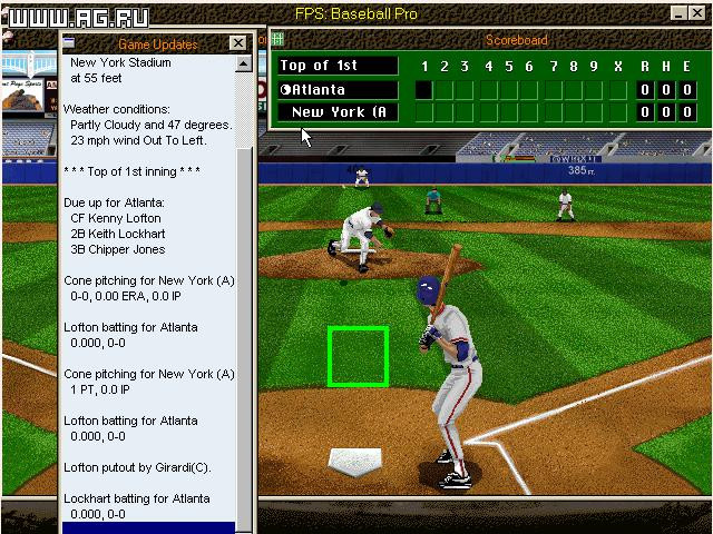 Front Page Sports: Baseball Pro '98 - кадр 15