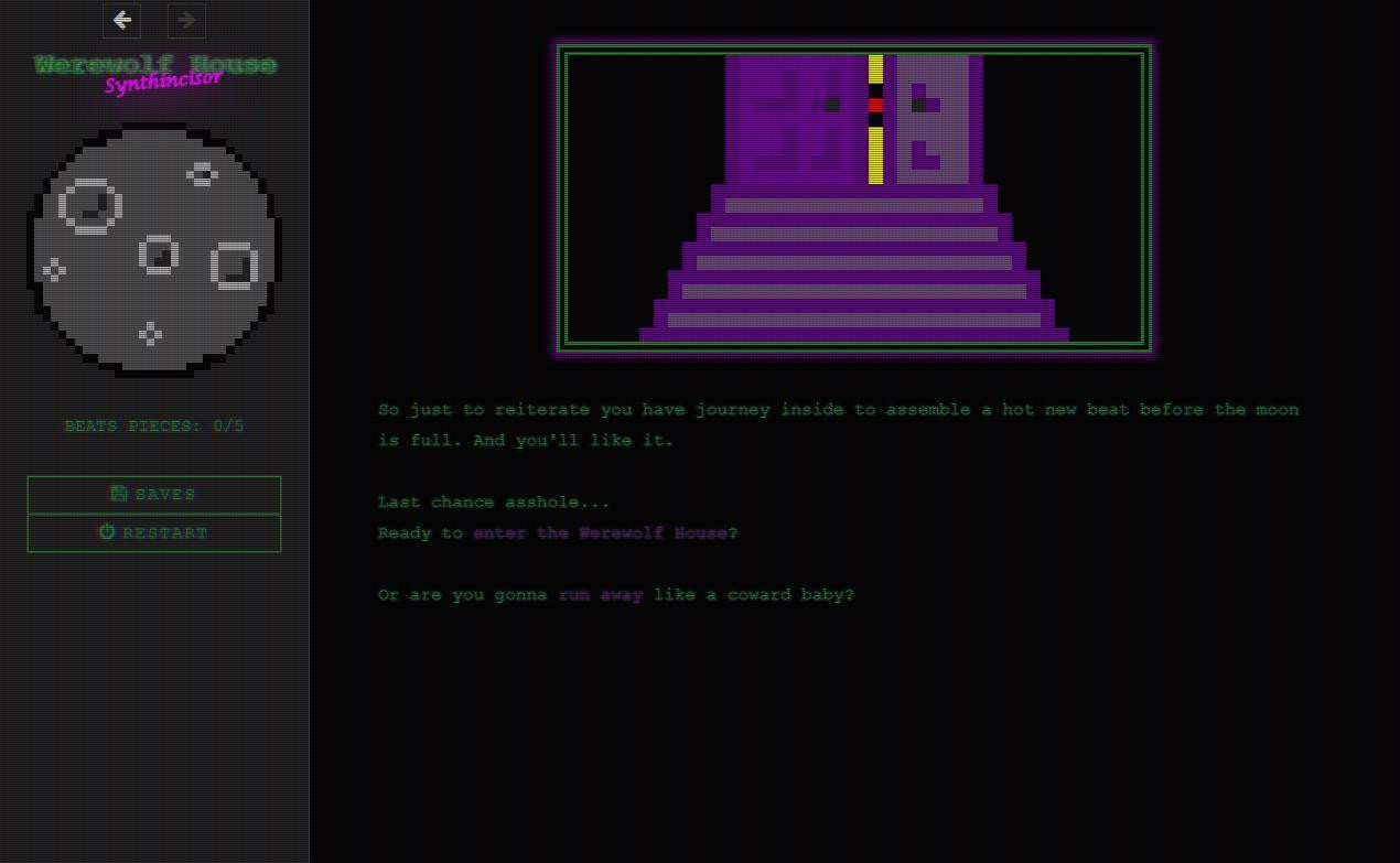 Werewolf House: Synthincisor (itch) - кадр 4