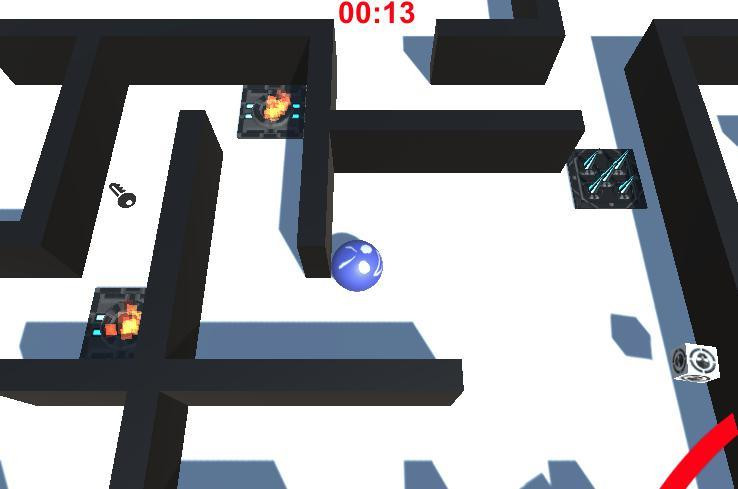 The adventure of little blue ball (itch) - кадр 1