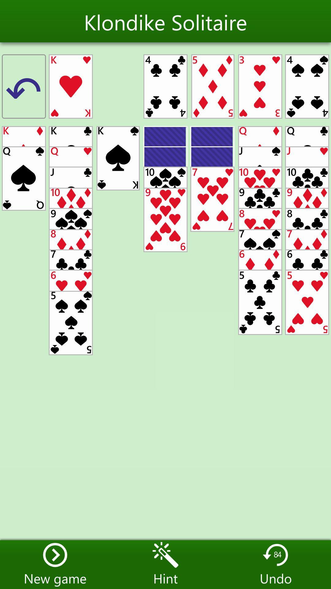 Klondike Solitaire (itch) - кадр 2