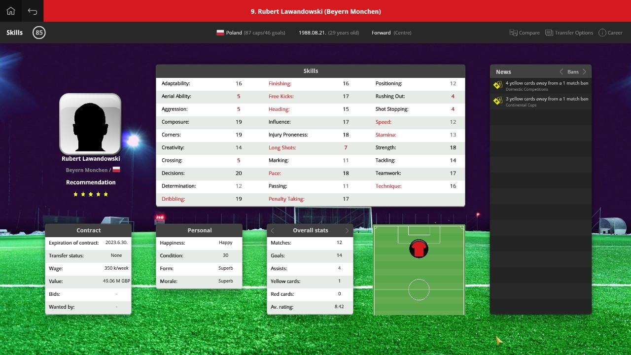 Global Soccer Manager 2018 - кадр 15