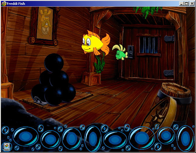 Freddi Fish 4: The Case of the Hogfish Rustlers of Briny Gulch - кадр 10