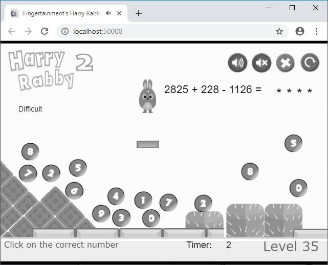 HarryRabby2 Addition and Subtraction questions with large numbers FREE (itch) - кадр 4